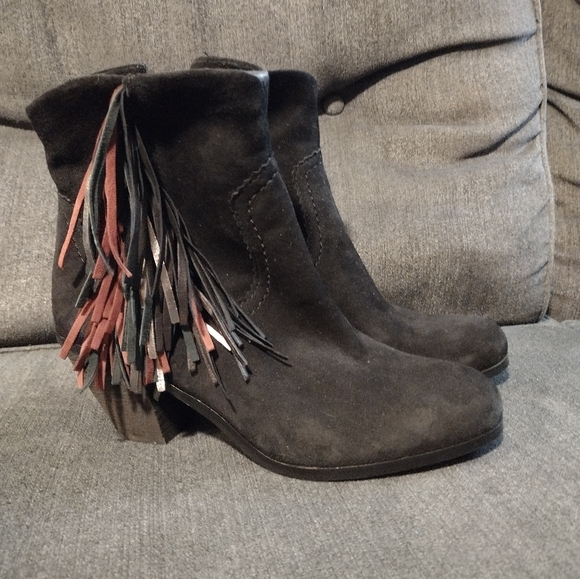 Sam Edelman Shoes - Sam Edelman Suede Fringe Boots